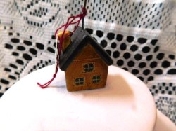 mini brown stone house